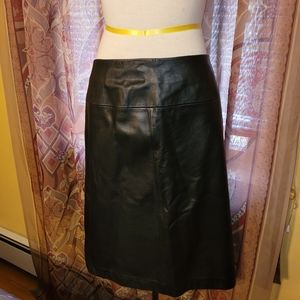 100% Leather skirt